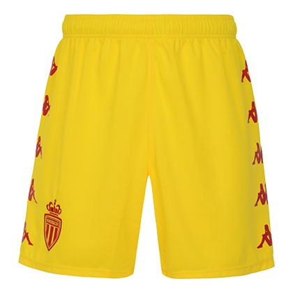 Pantalones AS Monaco Portero 2021 2022 Amarillo